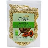 Aveia sem glúten flocos grossos 1 kg leve crock