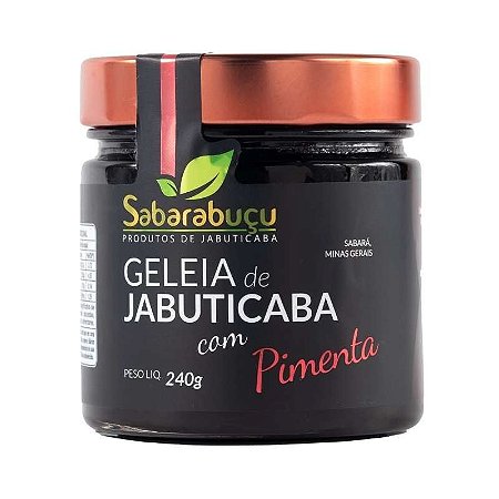 Geleia de jabuticaba c/pimenta sabarabuçu
