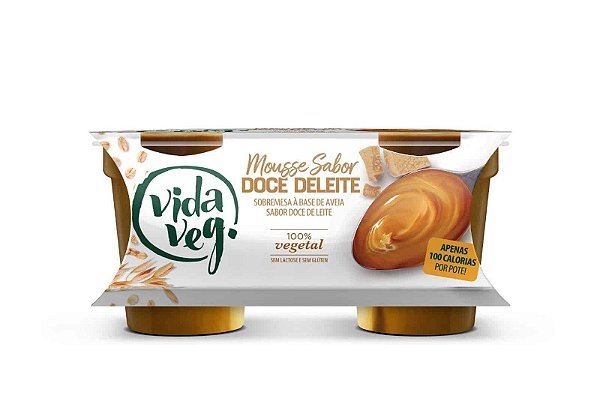 Mousse doce deleite Vida Veg 200g