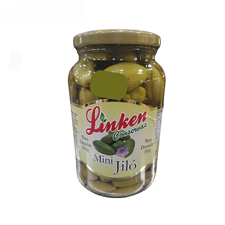 Conserva de mini Jiló Linken 600g