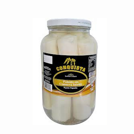 Palmito Pupunha inteiro Conquista 300g