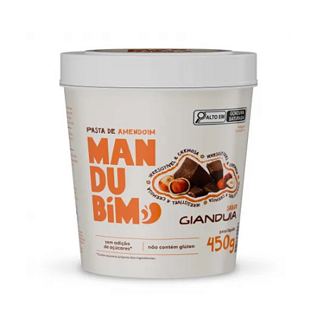 Pasta de Amendoim Gianduia Mandubim 450g