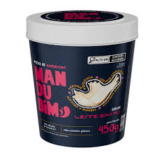 Pasta de amendoim leite em pó Mandubim 450g