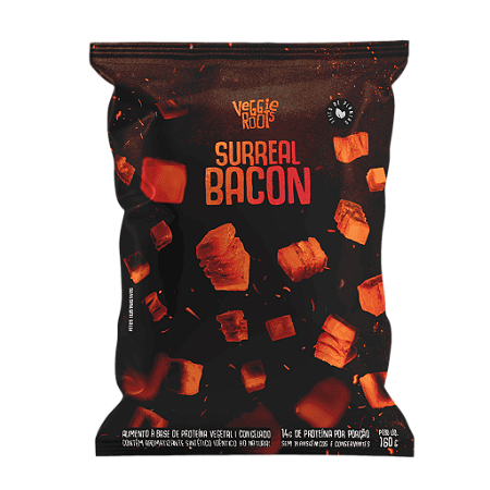 Surreal Bacon em cubos Veggie Roots 160g