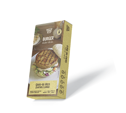 Hambúrguer vegano grão de bico Veggie Roots 360g