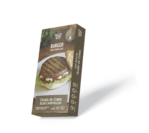 Hambúrguer vegano feijão de corda Veggie Roots 360g