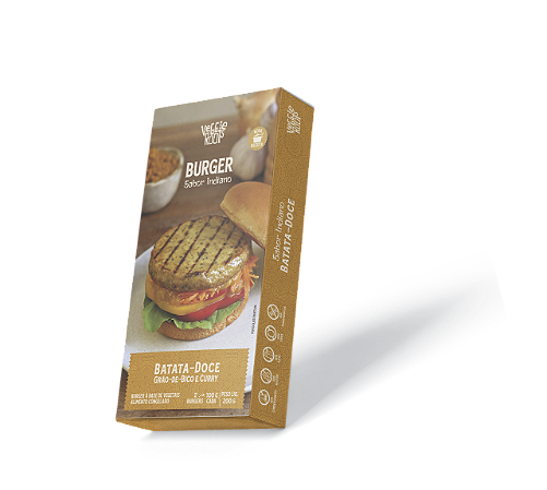 Hambúrguer vegano batata doce Veggie Roots 360g