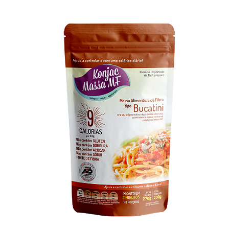 Massa alimentícia de konjac tipo bucatini 200g