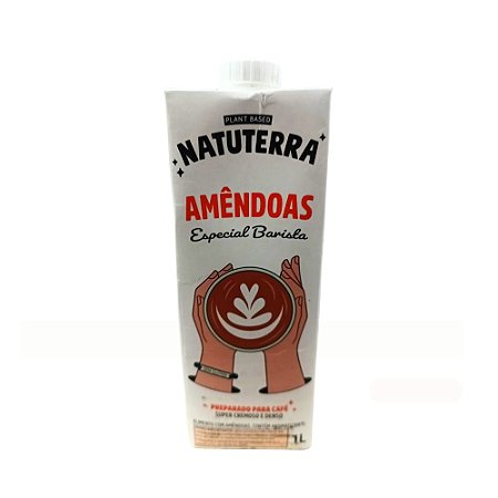 Leite de Amendoas Barista Natuterra 1 Litro