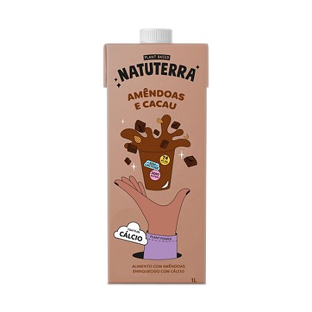 Bebida de Amendoas e cacau Natuterra 1 Litro