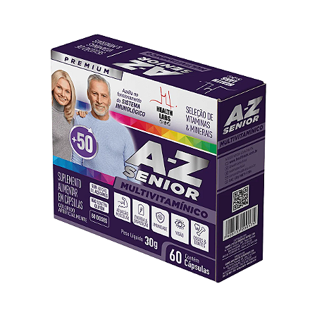 Multi AZ senior 60 cápsula Health Labs