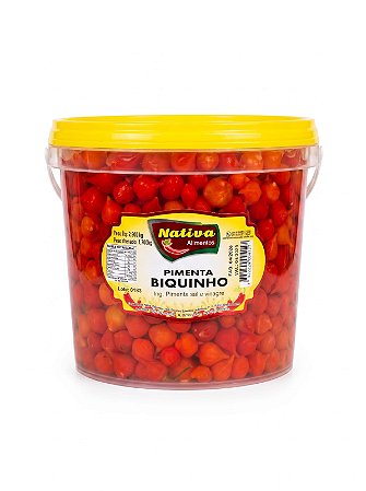 Balde pimenta biquinho Nativa 1700g