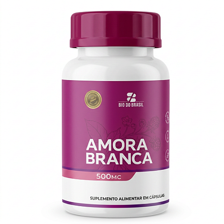 Amora branca 60 Caps 500mg Bio do Brasil