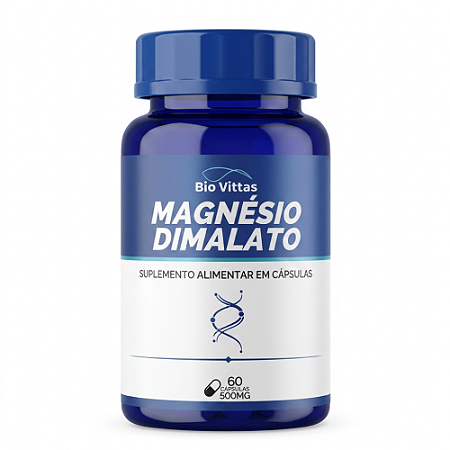 Magnésio Dilamato 60 Caps 590mg Bio Vittas