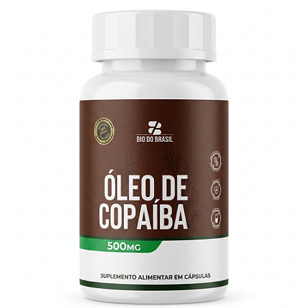 Óleo de copaíba 60 Caps 500mg Bio do Brasil