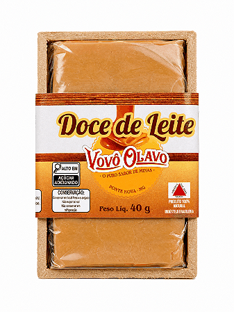 Doce de leite em barra 40g Vovó Olavo