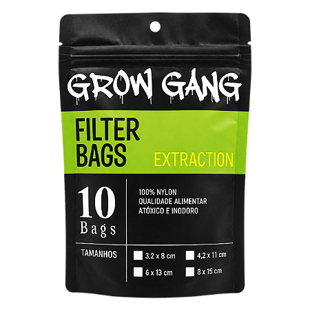 Filter Bags Grow Gang 10 Unidades – Vários Tamanhos e Micragens