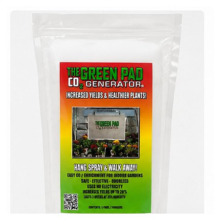 The Green Pad CO2 Generator – 5 Pads + 2 Hangers