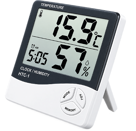 Termohigrômetro Digital com Sonda para Cultivo Indoor