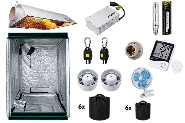 Kit de Cultivo Indoor LEC 315W para 6 a 9 Plantas