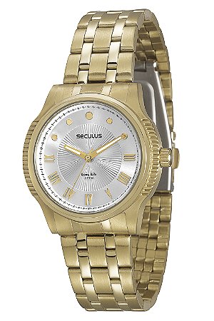 Relógio Seculus 20236LPSVDA1 Feminino Dourado