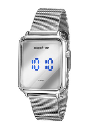 Relógio Mondaine  Caixa e Pulseira de Metal Digital  32171L0MVNE3