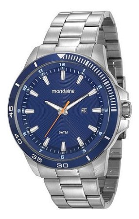 relógio mondaine prata masculino