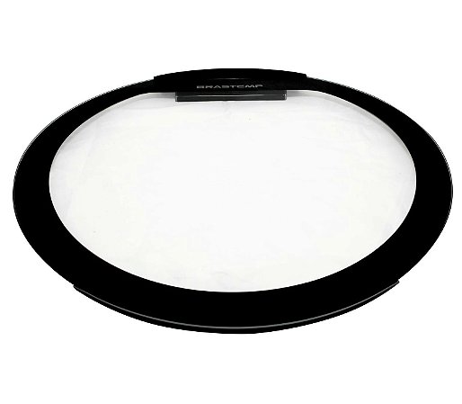 Tampa móvel para máquina lavar brastemp bwg11ar (preta) - w10733396