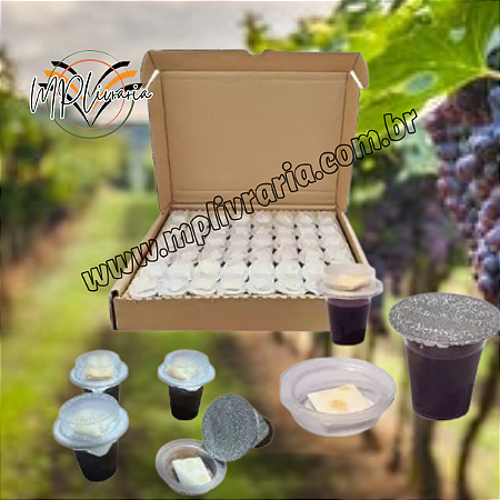 Cálice para Santa Ceia Suco e Pão