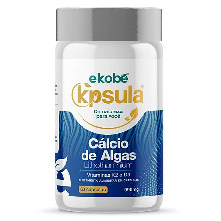 K´psula Cálcio de Algas 60 cáps - Ekobé