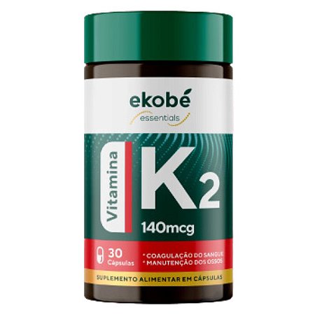 Vitamina K2 140 mcg 30 cáps - Ekobé