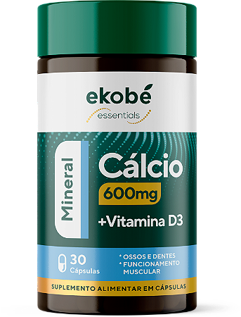 Cálcio + Vitamina D3 com 30 cáps - Ekobé