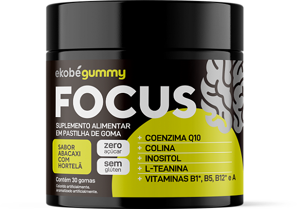 Focus Adulto - Vitamina em Gomas - Ekobé.