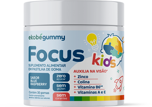Focus Kids - Vitamina em Gomas - Ekobé