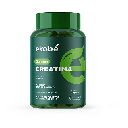 Creatina em Gomas Ekobé Sabor Uva 30 Gomas