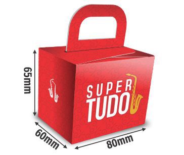 500unid CAIXAS E EMBALAGENS CAIXA PARA PRESENTES COUCHE 250G VERNIZ UV TOTAL FRENTE - 4X0