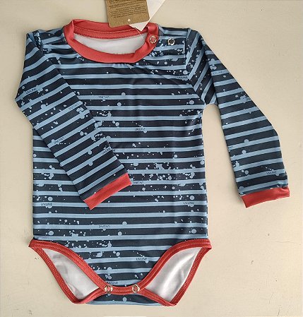 Body Baby Estampado Com Proteção Uv-Uv Line
