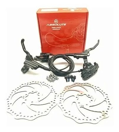 Kit Freio A Disco Hidraulico Absolute Par 160mm Bike Mtb - Sallot Bike Store