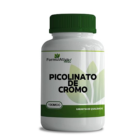 Picolinato De Cromo 100mcg (60 Cápsulas) - Fórmulativa Mil