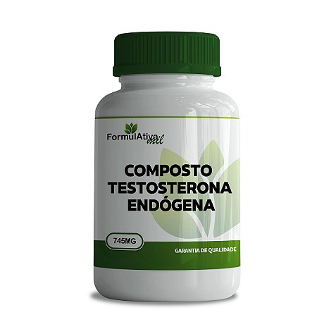 Composto Testosterona Endógena (120 Cápsulas) - Fórmulativa Mil