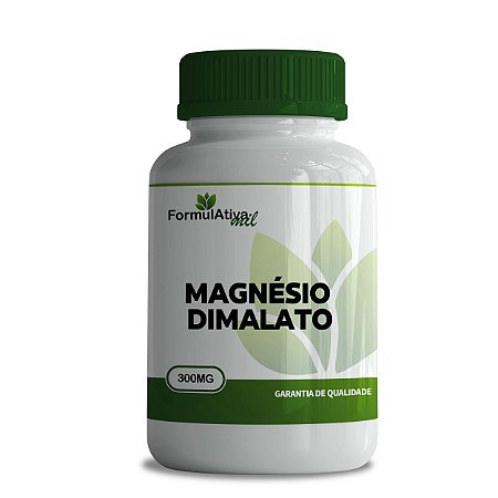 Magnésio Dimalato 300mg (90 Cápsulas) - Fórmulativa Mil