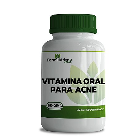 Vitamina Oral Para Acne  (60 Cápsulas) - Fórmulativa Mil