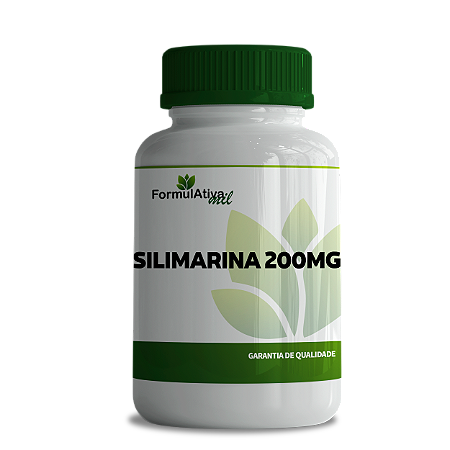 Silimarina (Cardo Mariano) 200Mg 60 Cápsulas