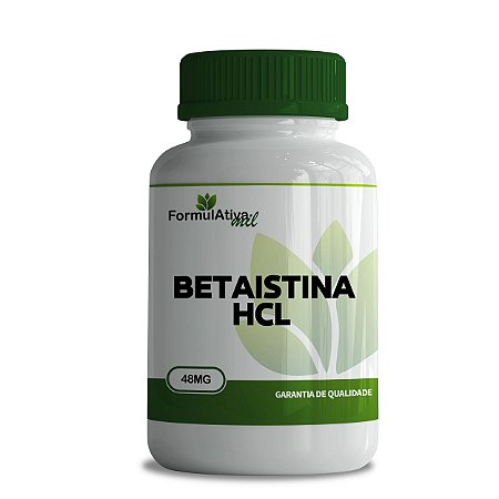 Betaistina HCL 48mg - Fórmulativa Mil