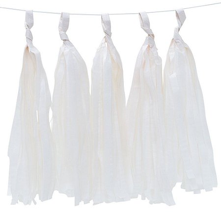 Franja Tassel (5 und) - Branco