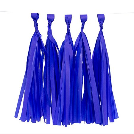 Franja Tassel (5 und) - Azul Escuro