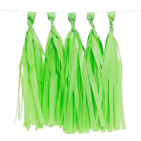 Franja Tassel (5 und) - Verde Elétrico