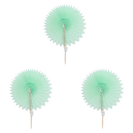 Verde Menta - Mini Leque Topper