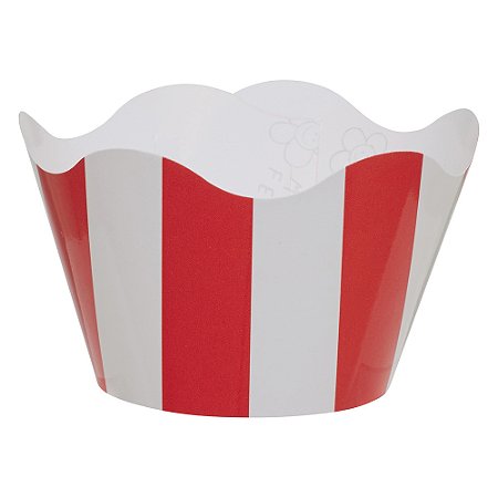 Listra Vermelho - Saia Cupcake G (10 und)