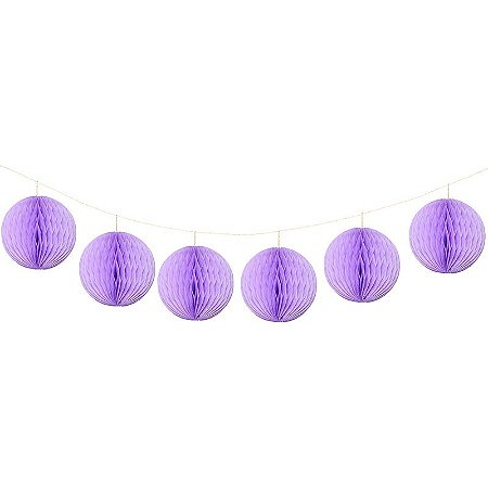 Lilas - Guirlanda Mini Globo